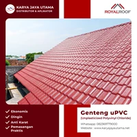 Genteng uPVC Royal Roof / Genteng Merah / Genteng Hijau / Atap uPVC