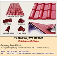 ROYALROOF BRAND COLOR TILES SEND TO ALL AREAS IN INDONESIA