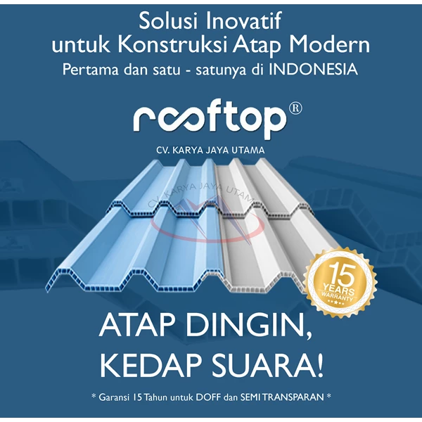 TWO LAYER UPVC ROOF ROOFTOP BRAND