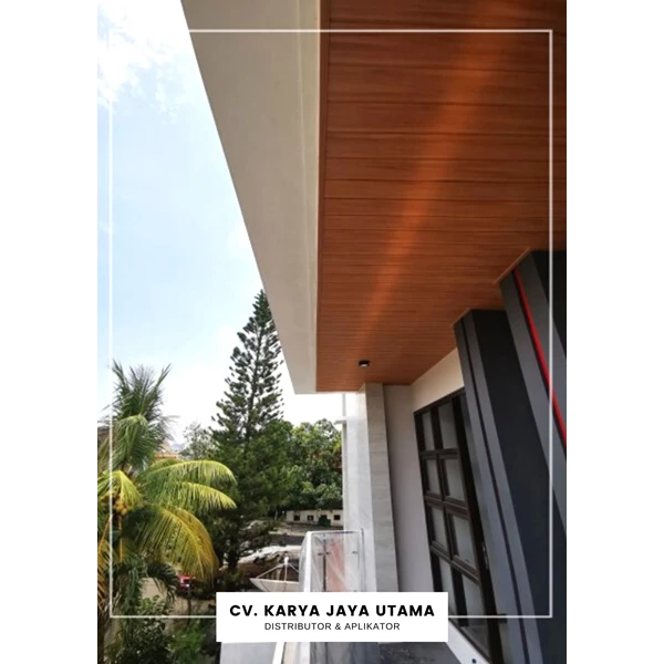 DUMA WPC modern wooden ceiling is waterproof and termite-proof