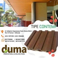 WPC Wooden Ceiling of DUMA brand of Type  Contempo Fluted 18x25x200
