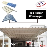 Aksesoris atap UPVC Rooftop Top Ridge/Wuwungan