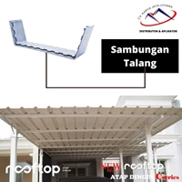 Aksesoris sambungan talang atap UPVC Rooftop 