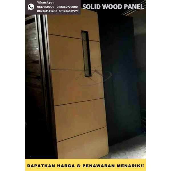 Pintu Panel SWP/Solid Wood Panel tipe Router Panel