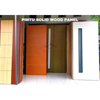 Pintu Panel SWP/Solid Wood Panel tipe Router Glass Panel
