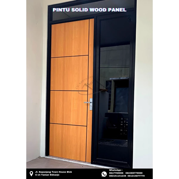 Pintu Panel SWP/Solid Wood Panel tipe Router 