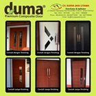 Router & Glass Economy type of WPC DUMA Door 60 x 190 1