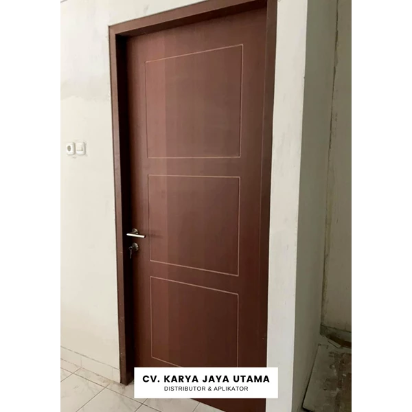wpc duma door with standard type and frame