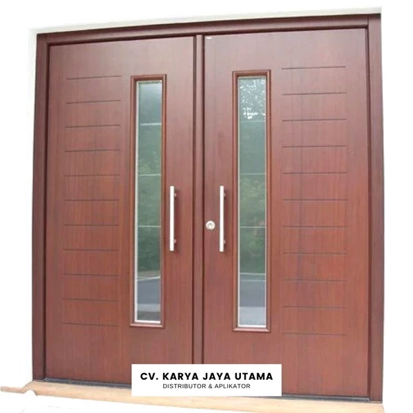 wpc door/wood composite panel of DUMA for economy type