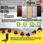 DUMA BRAND WPC DOOR IS ALREADY THE INDONESIAN STANDARD 1
