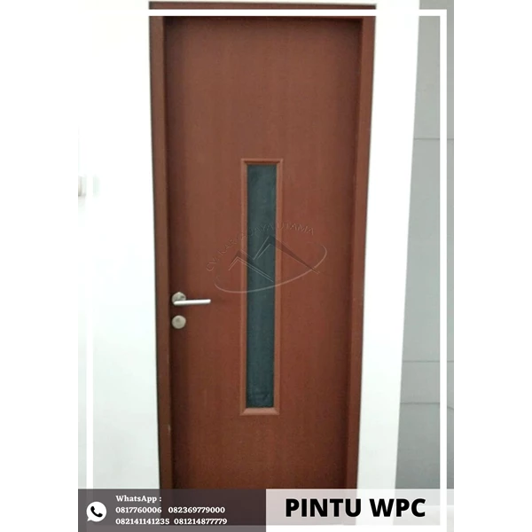 router & glass wpc door of duma brand with economy type