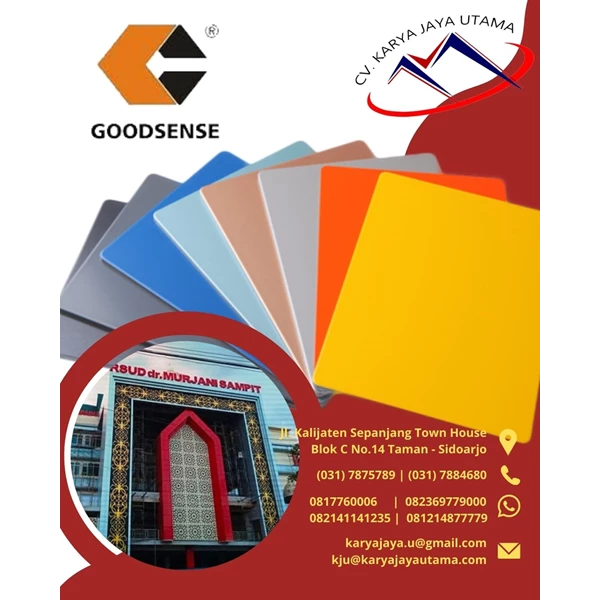Aluminum Composite Panel of the Goodsense brand with the Glossy Series type