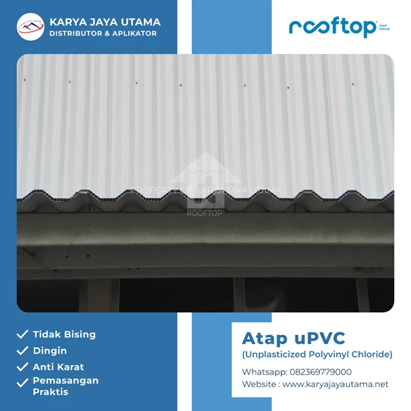2 Layer Rooftop uPVC Roof