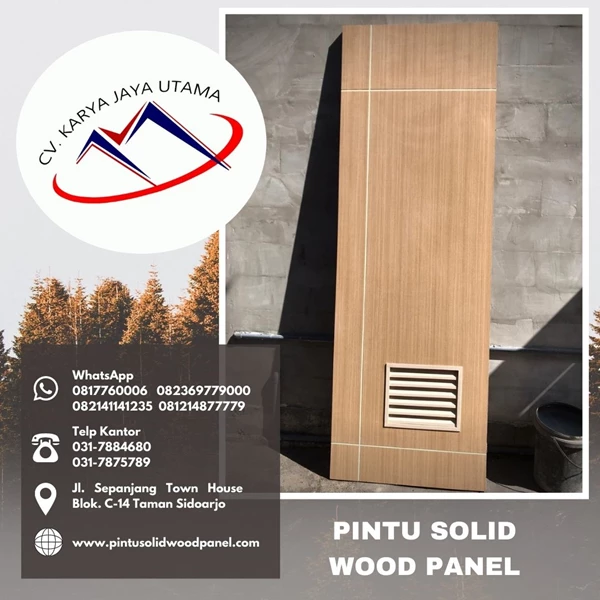 Solid Wood Door brand SWP or Solid Wood Panel