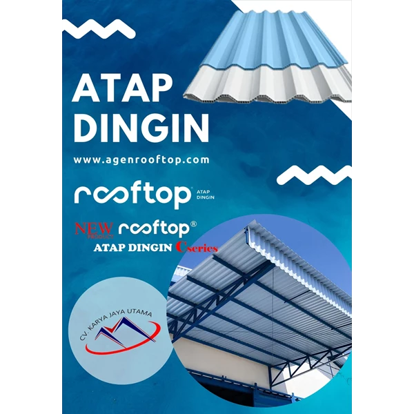 Atap UPVC merk Rooftop iSeries