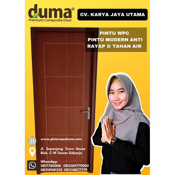 WPC DUMA Door for Central Java Area