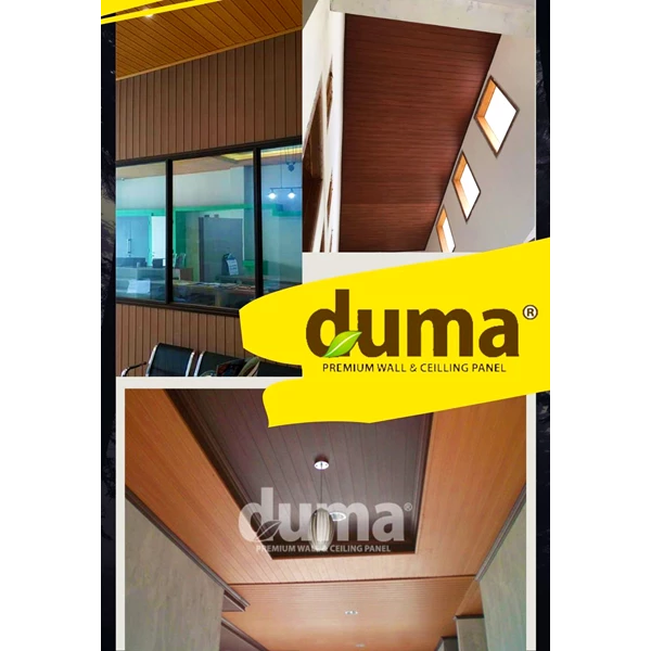 WPC wooden ceiling of DUMA brand