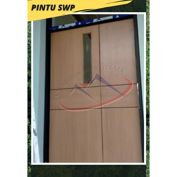 Pintu Kayu Solid Wood Panel oleh CV Karya Jaya Utama