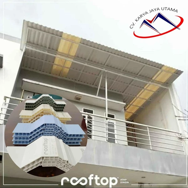 Atap UPVC Rooftop Peredam Panas dan Peredam Suara