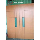 Pintu Kayu Solid Wood Panel 100% dari Bahan Kayu Pilihan 1