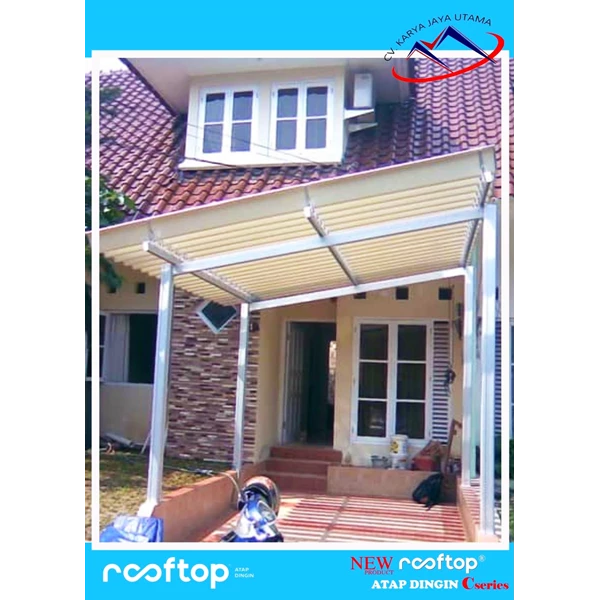 UPVC roof heat and sound