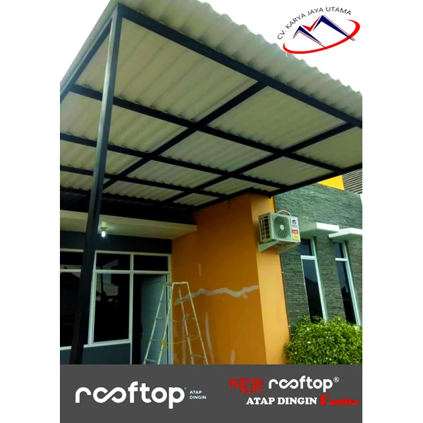 UPVC roof heat and sound