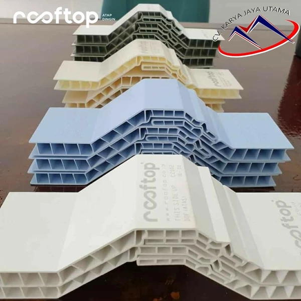 Atap UPVC Rooftop Tipe Doff dan Semi Transparan