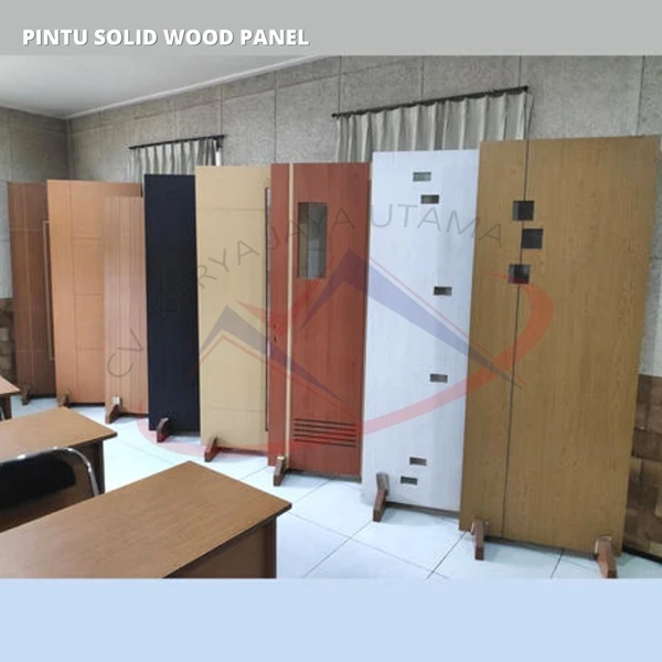 Pintu Kayu Solid Wood Panel Best Seller oleh CV Karya Jaya Utama