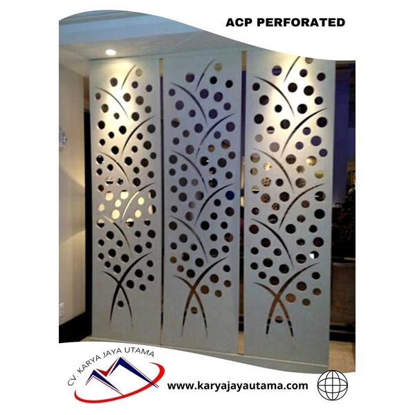 PERFORATED VARIOUS MATERIALS FOR PARTITION WALL OR WALL DECOR AND MUCH MORE