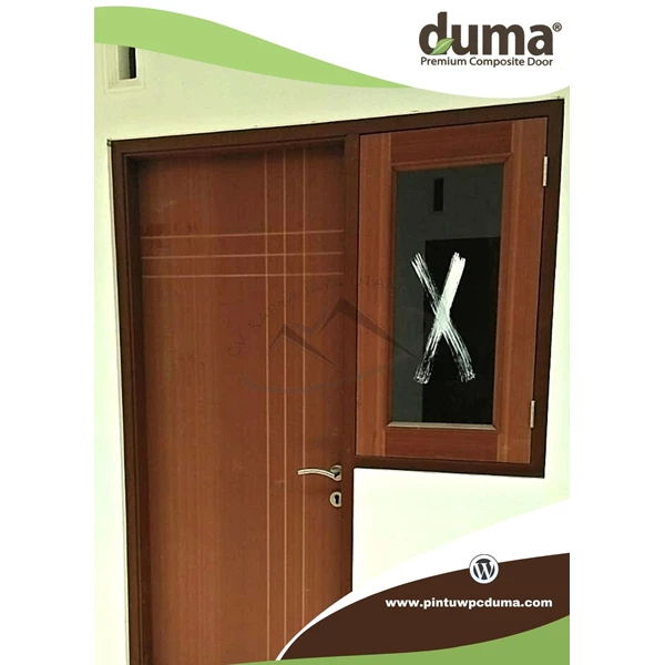 DUMA WPC DOOR WITH FINISHING