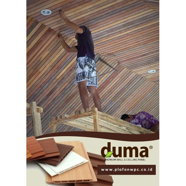 WPC CEILING WITH DUMA BRANDS