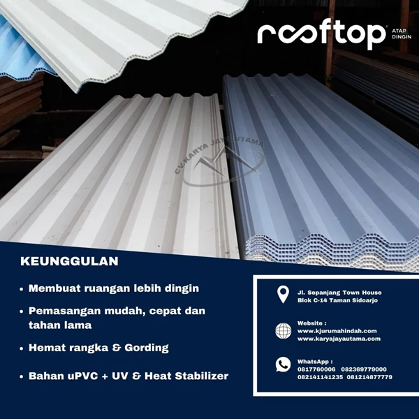 UPVC ROOF FOR HOME CANOPY